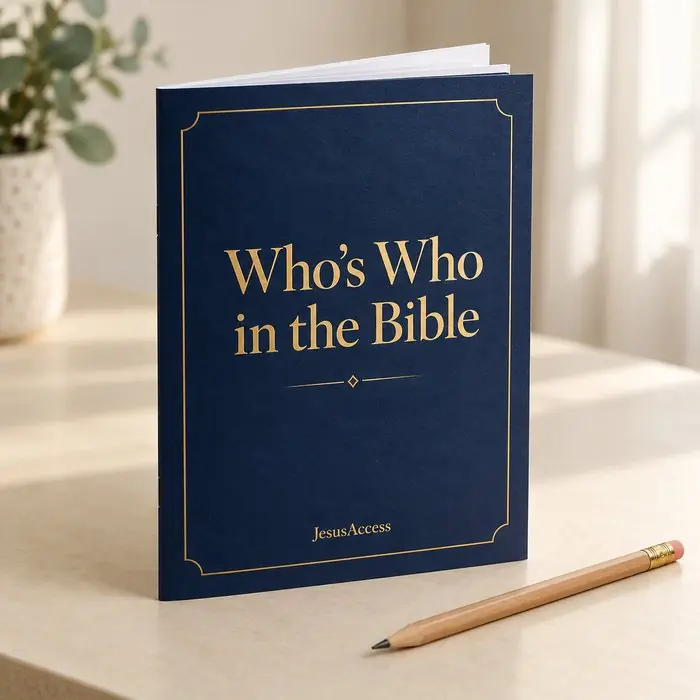 Who's Who in the Bible guide